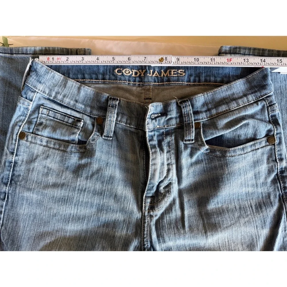 Cody‎ James Mens Medium Wash Straight Leg Western Denim Jeans Blue Size 30x32